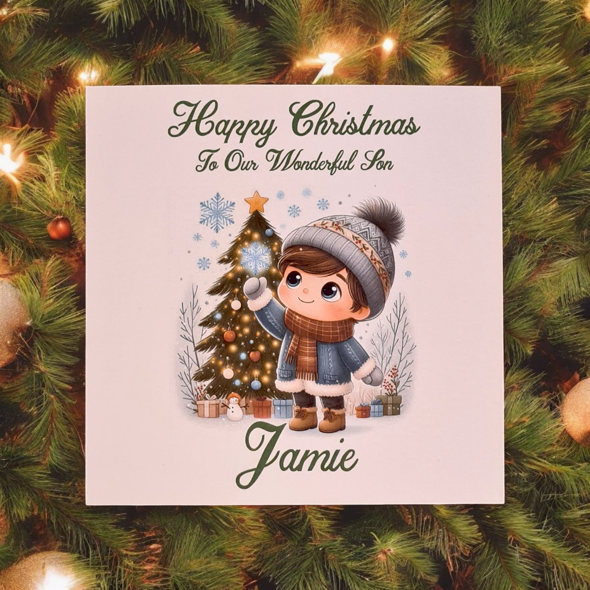 Precious Moments Christmas Card 