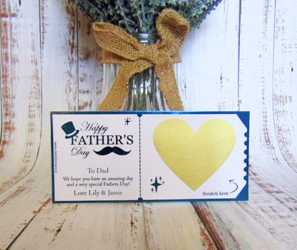 Father's Day Scratch Card
