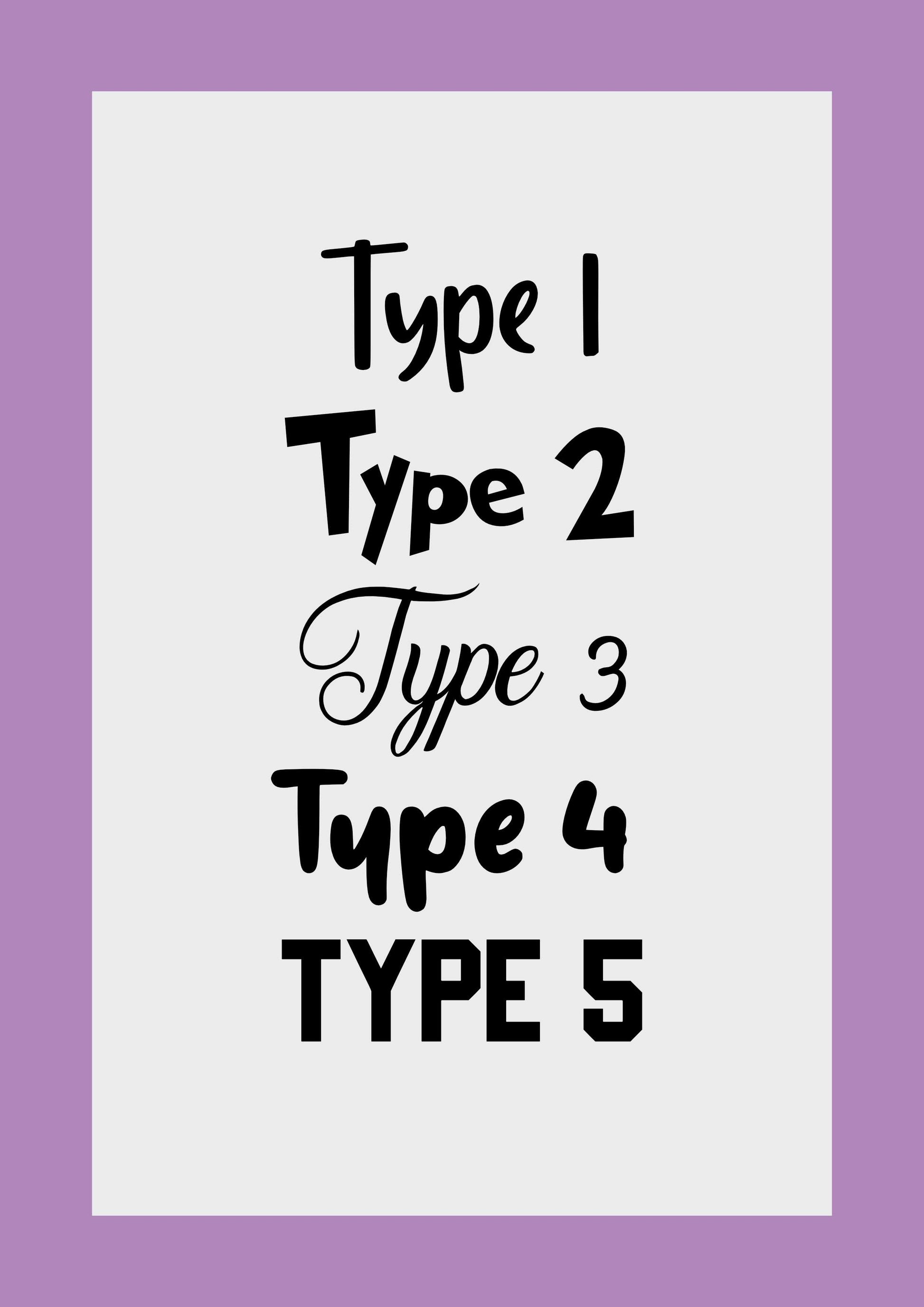 Foiled Glossy Name Sticker Sheet