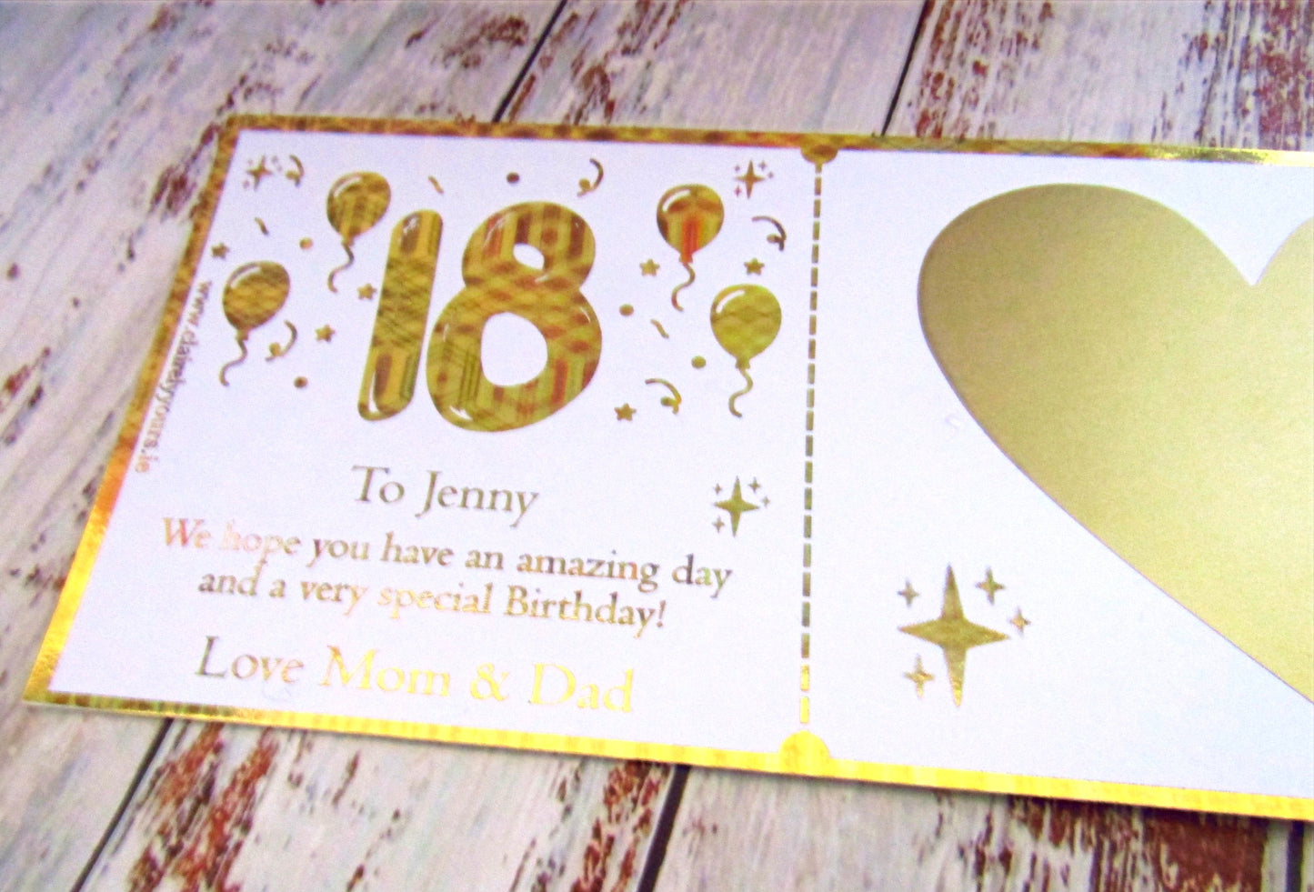 Birthday Scratch Card - Age