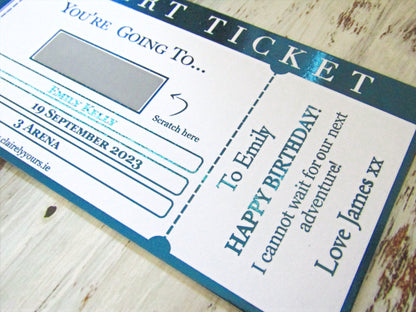 Concert Scratch Card