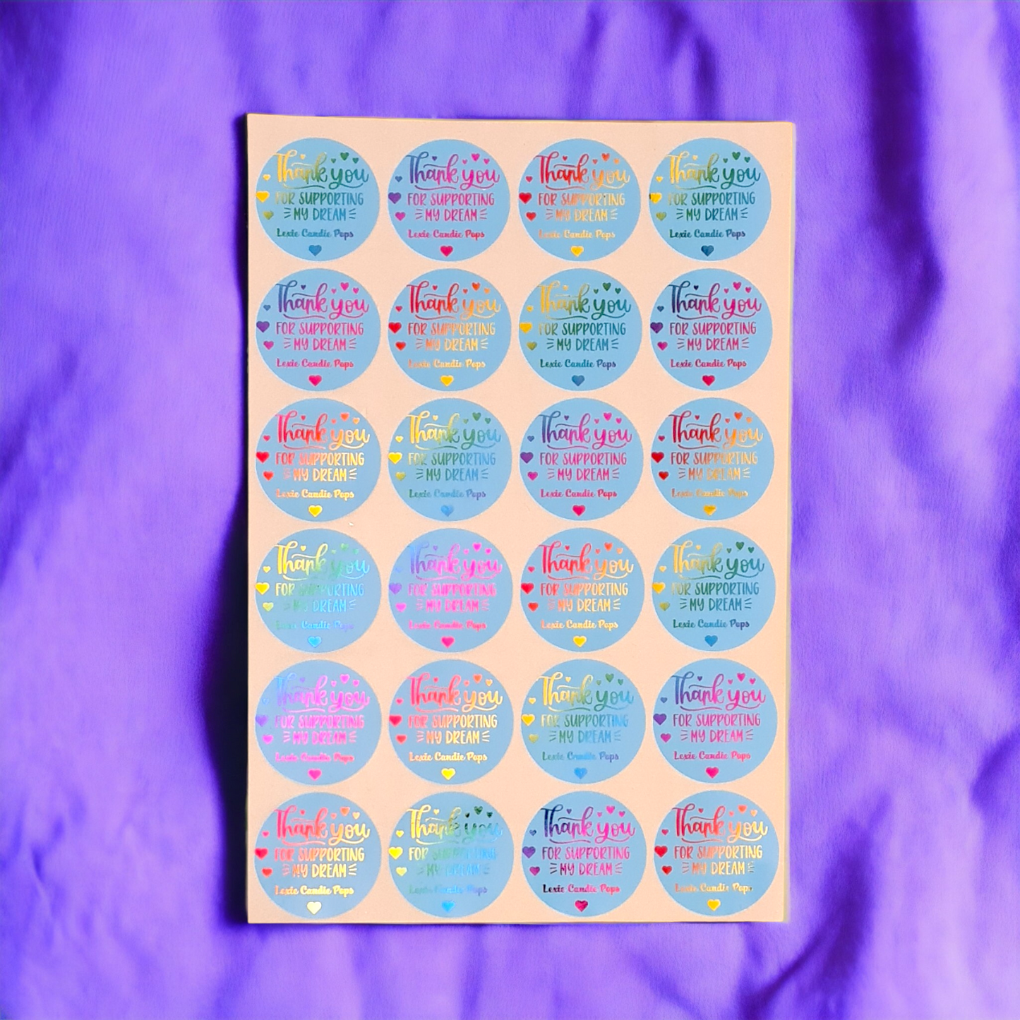 Gloss + Foil Custom Stickers
