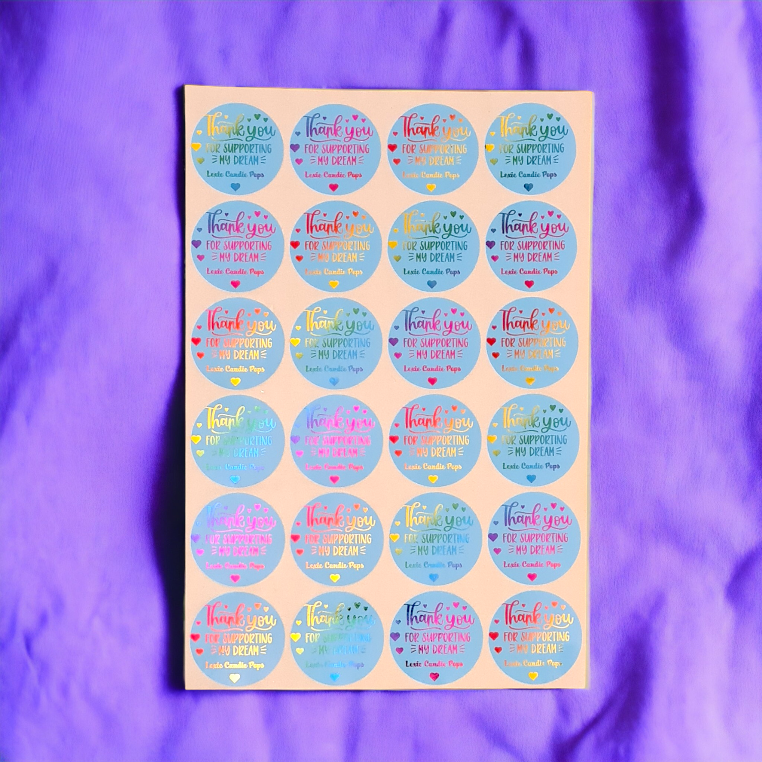 Gloss + Foil Custom Stickers