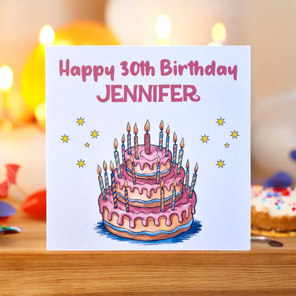 Cake Birthday Card