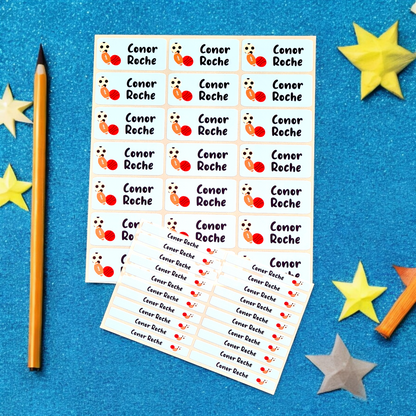 Name and Pen Sticker Set