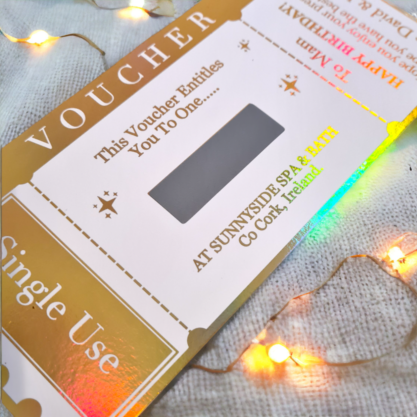 Voucher Scratch Card