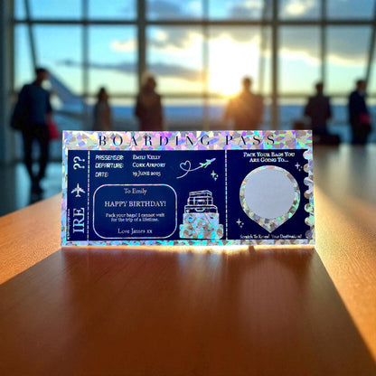 Location Boarding Pass Scratch Card