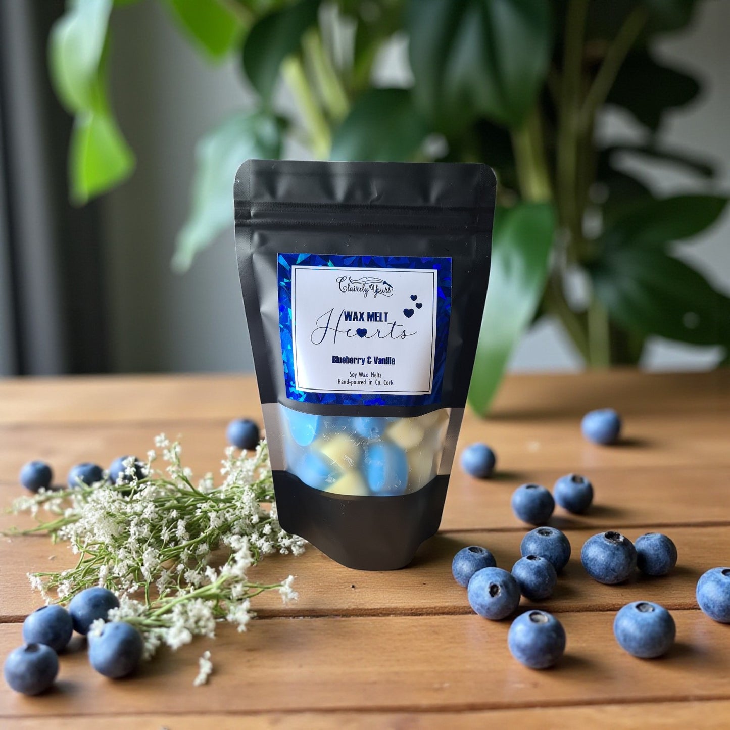 Blueberry & Vanilla - Wax Melt Hearts