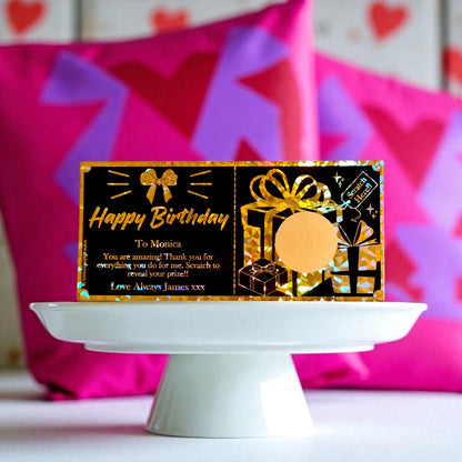 Happy Birthday Scratch Card