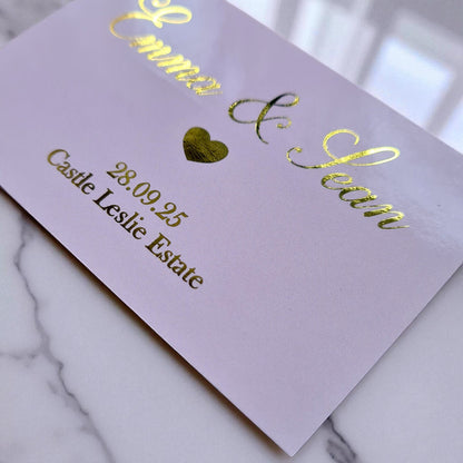 Wedding Favor Scratch Card